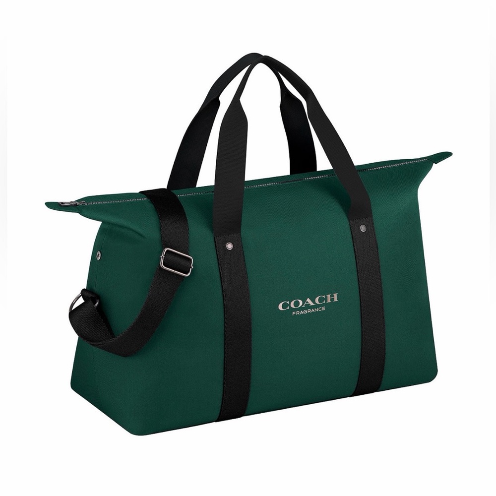 Coach Men's Weekend Bag in Green and Black